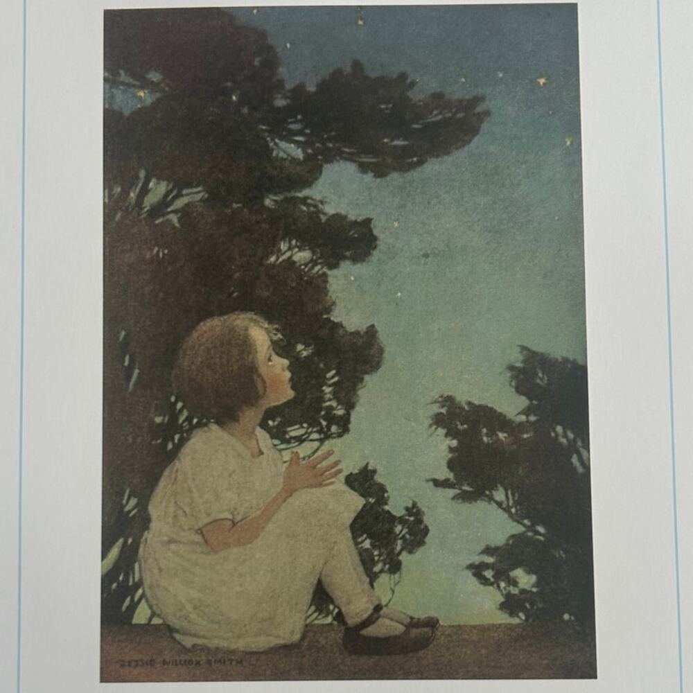 Willcox Smith, Twinkle Twinkle Little Star, 14x10", Art Print, ~ 250922-WH 406